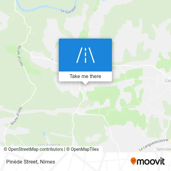 Rue De La Pinède map
