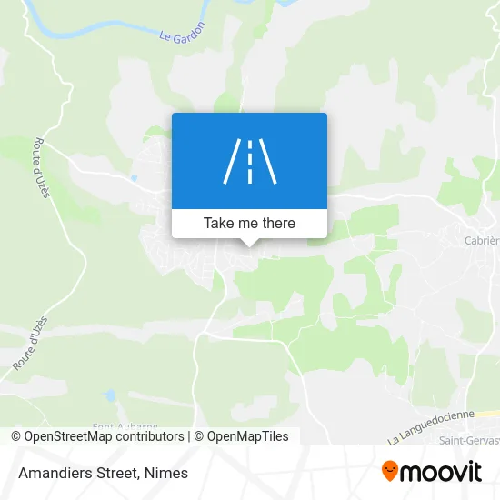 Rue Des Amandiers map