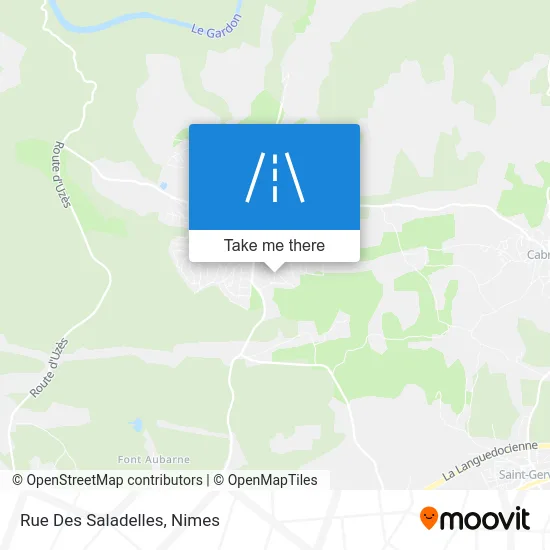 Rue Des Saladelles map