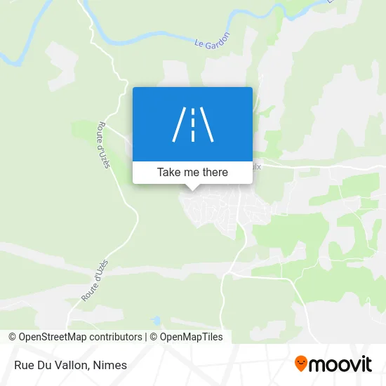 Rue Du Vallon map