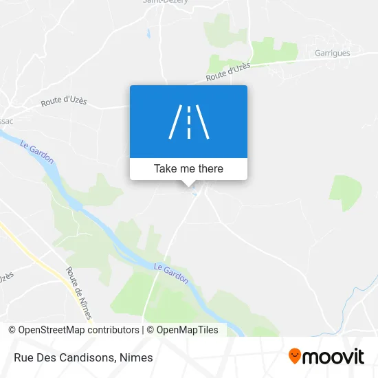 Rue Des Candisons map