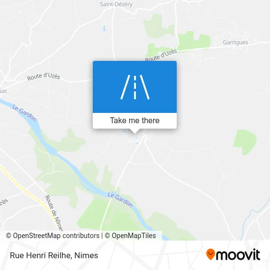 Rue Henri Reilhe map