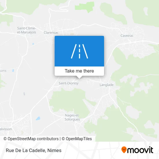 Rue De La Cadelle map