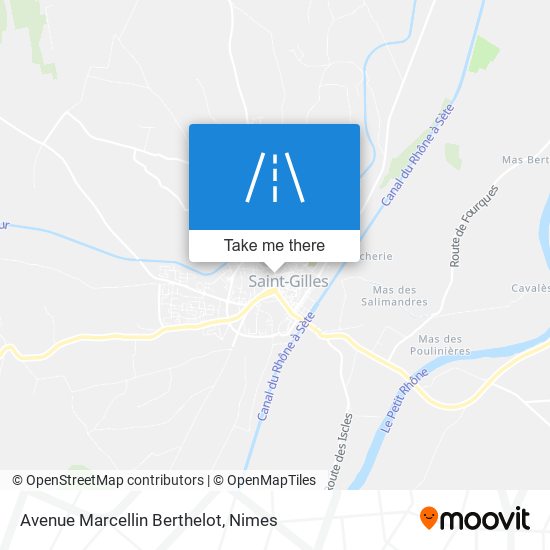 Mapa Avenue Marcellin Berthelot