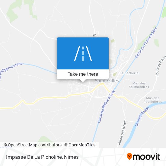 Mapa Impasse De La Picholine