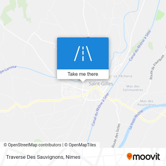 Traverse Des Sauvignons map