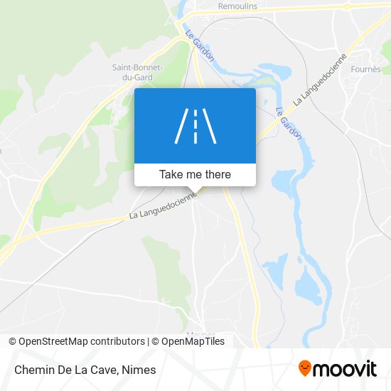 Mapa Chemin De La Cave