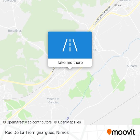 Rue De La Trémignargues map