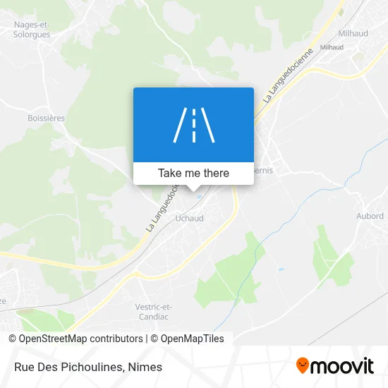 Rue Des Pichoulines map