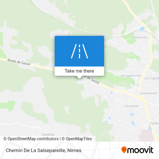 Chemin De La Salsepareille map
