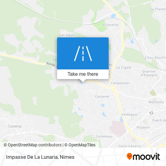 Impasse De La Lunaria map