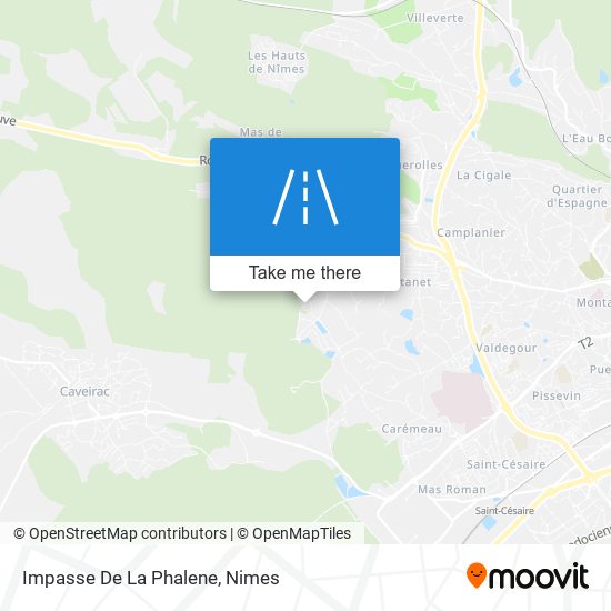 Impasse De La Phalene map