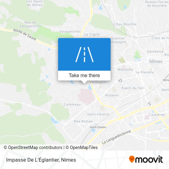 Impasse De L'Églantier map