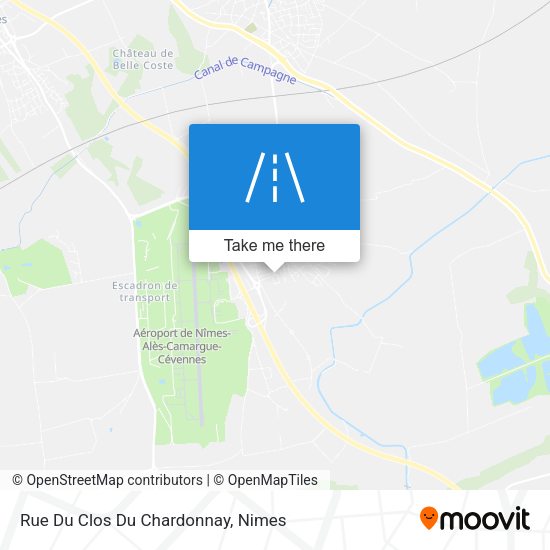 Rue Du Clos Du Chardonnay map