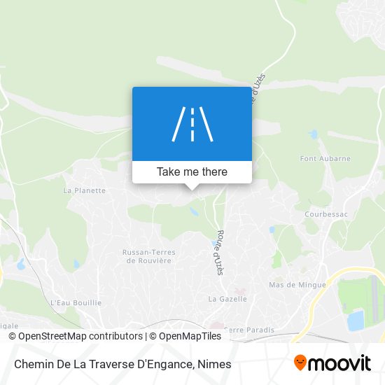 Chemin De La Traverse D'Engance map