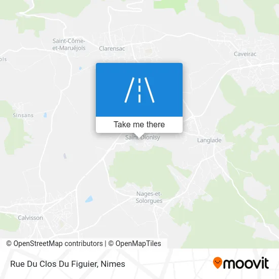 Rue Du Clos Du Figuier map