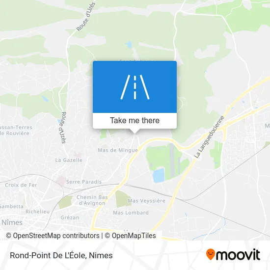 Rond-Point De L'Éole map