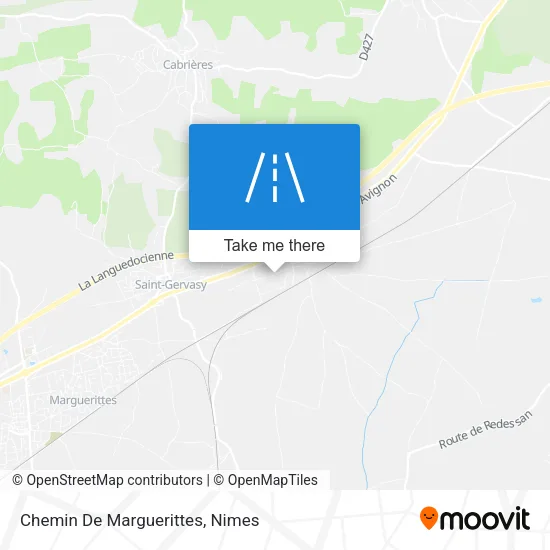 Chemin De Marguerittes map
