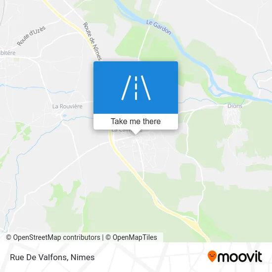 Rue De Valfons map