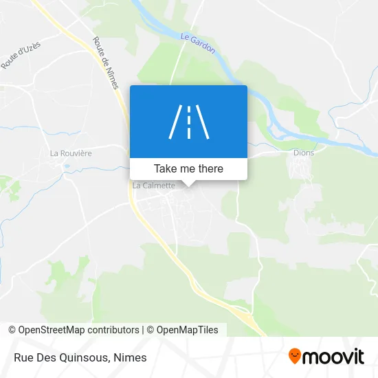 Rue Des Quinsous map