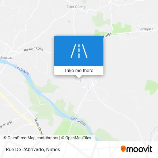 Rue De L'Abrivado map