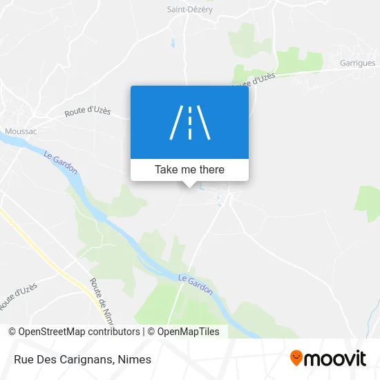 Rue Des Carignans map