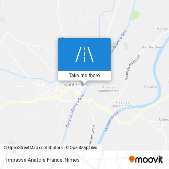 Mapa Impasse Anatole France