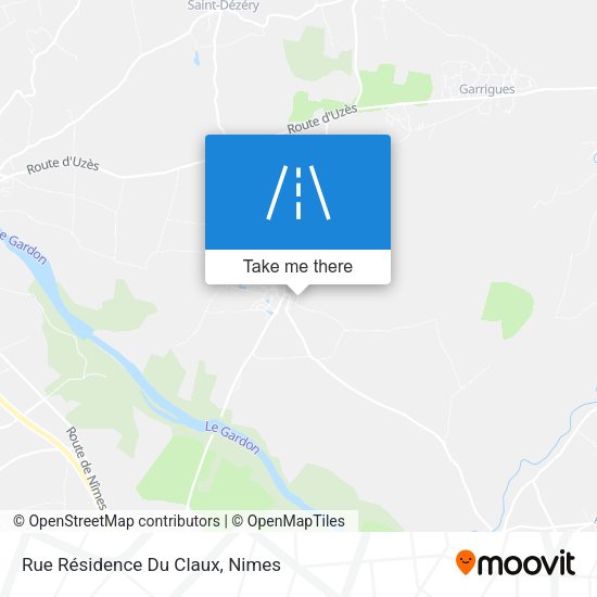 Rue Résidence Du Claux map