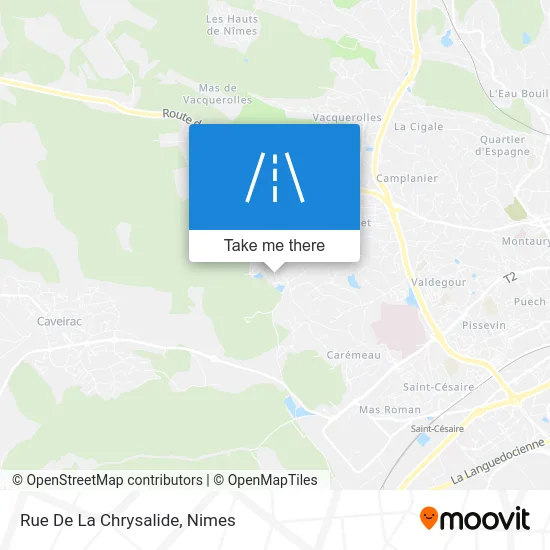 Rue De La Chrysalide map