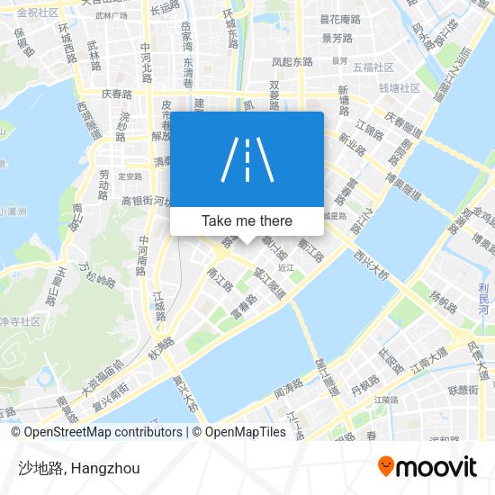 沙地路 map