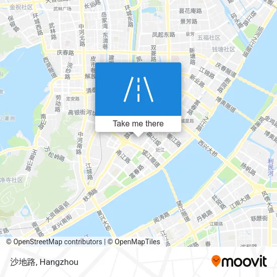 沙地路 map