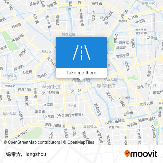 锦带弄 map