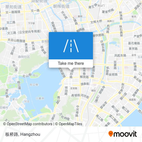 板桥路 map