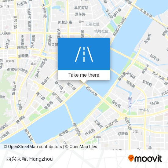 西兴大桥 map