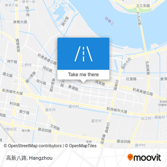 高新八路 map