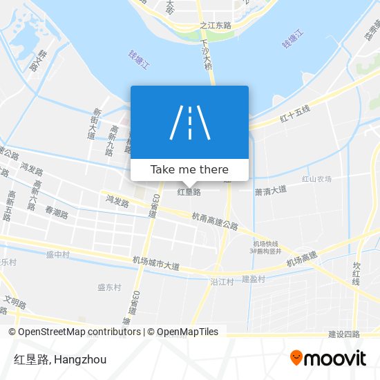 红垦路 map