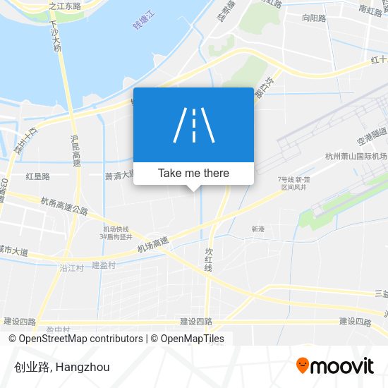 创业路 map