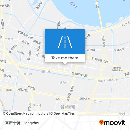 高新十路 map