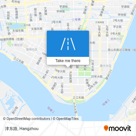 津东路 map
