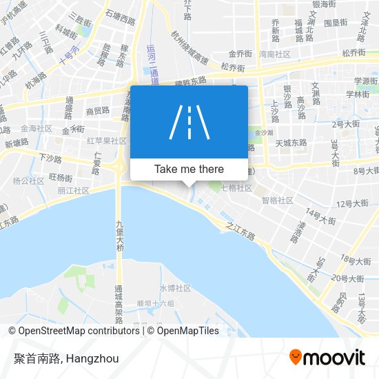 聚首南路 map