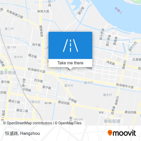 恒盛路 map