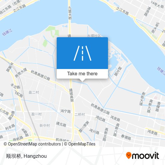 顺坝桥 map