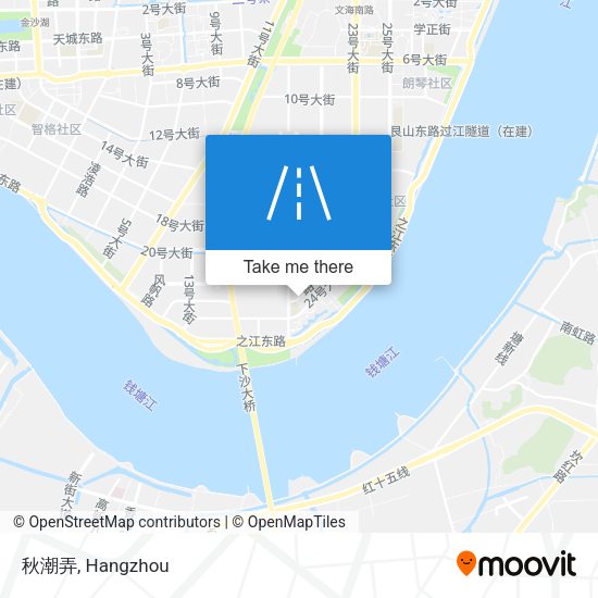 秋潮弄 map
