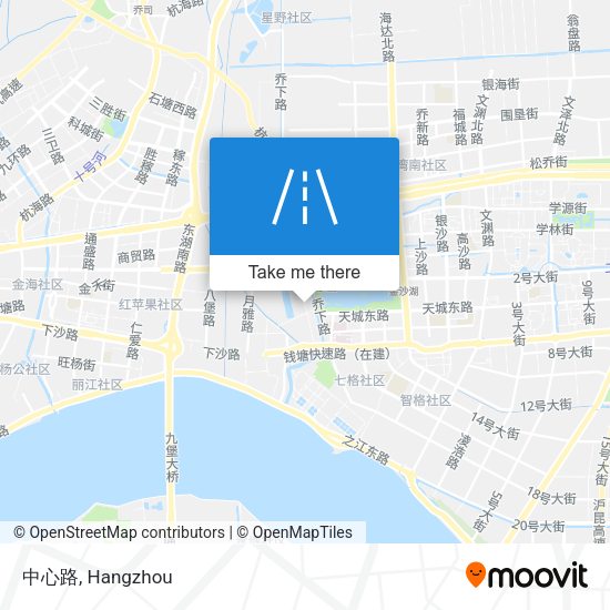 中心路 map