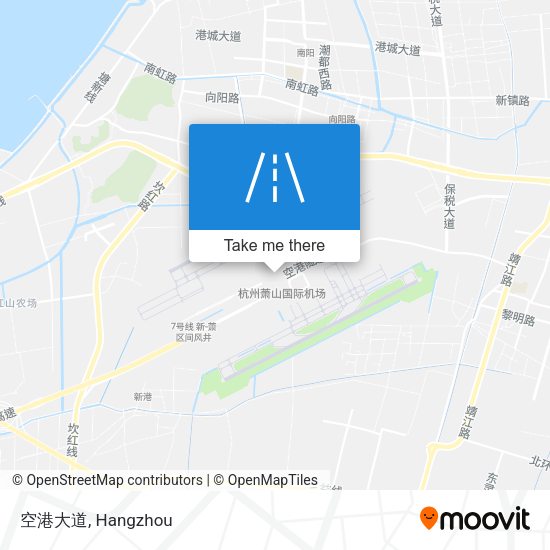 空港大道 map
