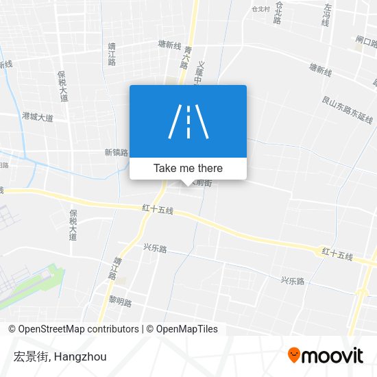 宏景街 map