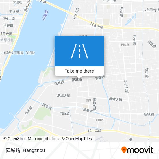 阳城路 map