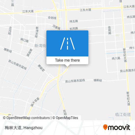 梅林大道 map