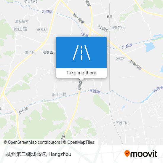杭州第二绕城高速 map