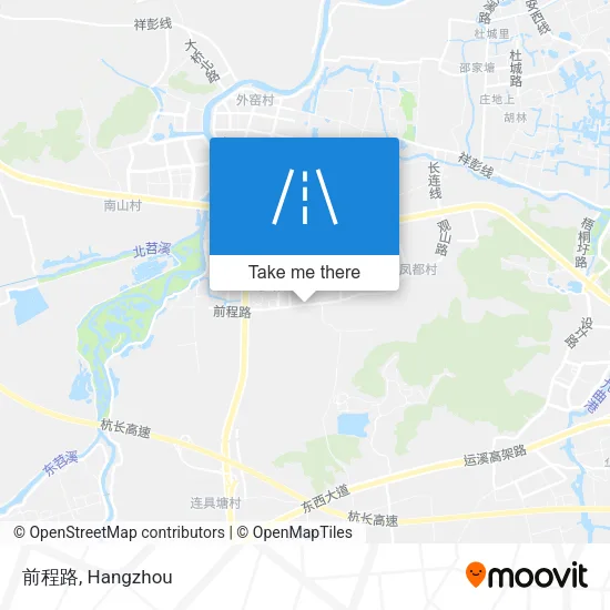 前程路 map
